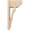 Ekena Millwork 7 1/2-in W x 12-in D x 24-in H Balboa Slat Rough Cedar Woodgrain TimberThane Outlooker, Primed Tan OUTUR075X12X24BOA24RCPR - alternate 5